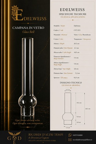 Rif campana vetro per - 2.,